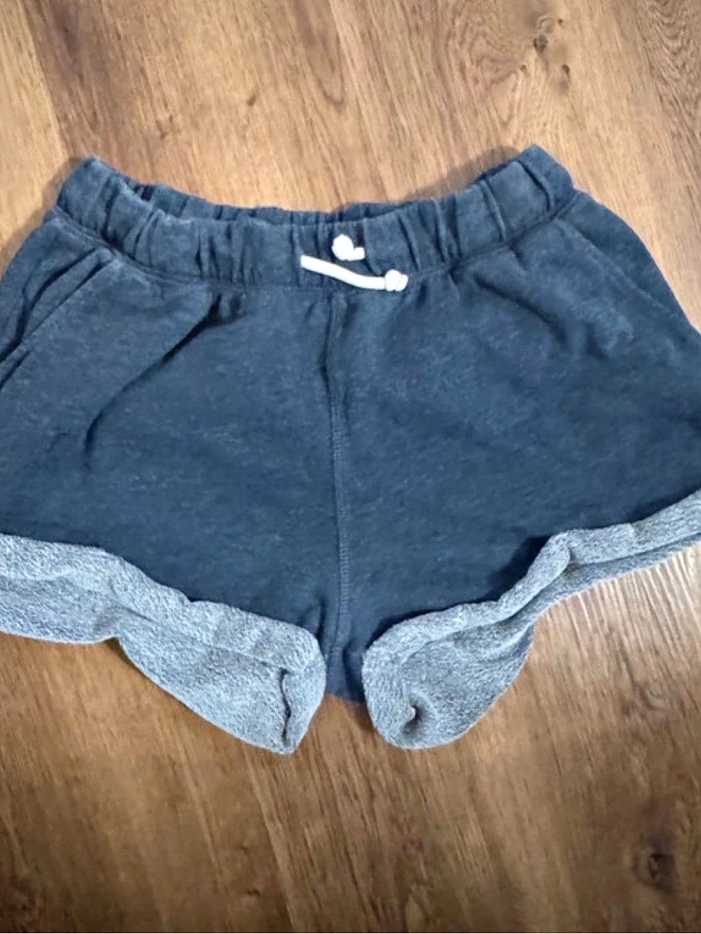 2-Pc Women’s Shorts Bundle – Reflex & Divided – Gray/Blue – Size M